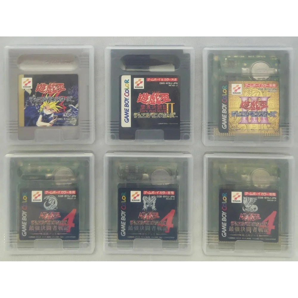 Yu-Gi-Oh! Duel Monsters 1 2 3 4 - 6 Game Bundle Lot - GB GBC - Japan Import